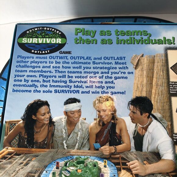 Mattel Survivor Board Game 2000 42745 No Pen No Instructions - Picture 12 of 13